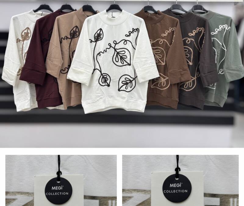 Bluzki damskie Roz S-XL, Mix Kolor Paczka 12 szt 1